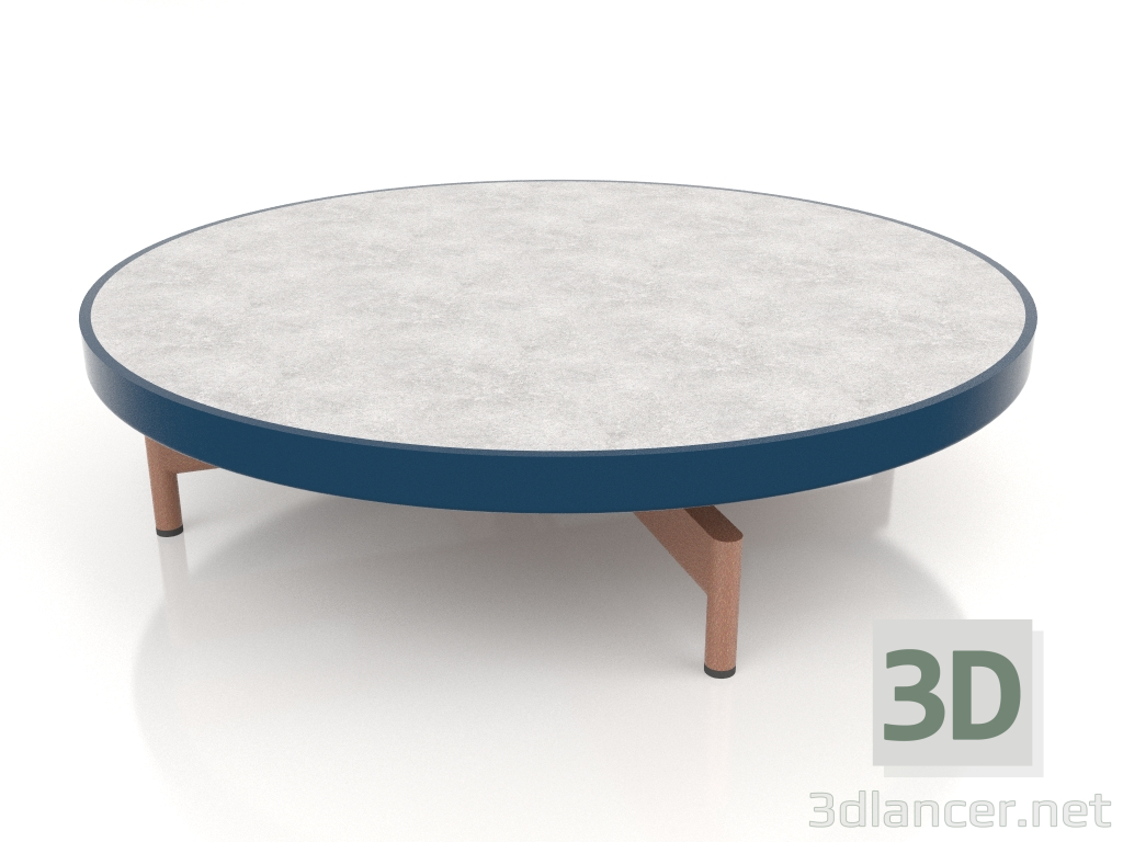 modèle 3D Table basse ronde Ø90x22 (Gris bleu, DEKTON Kreta) - preview