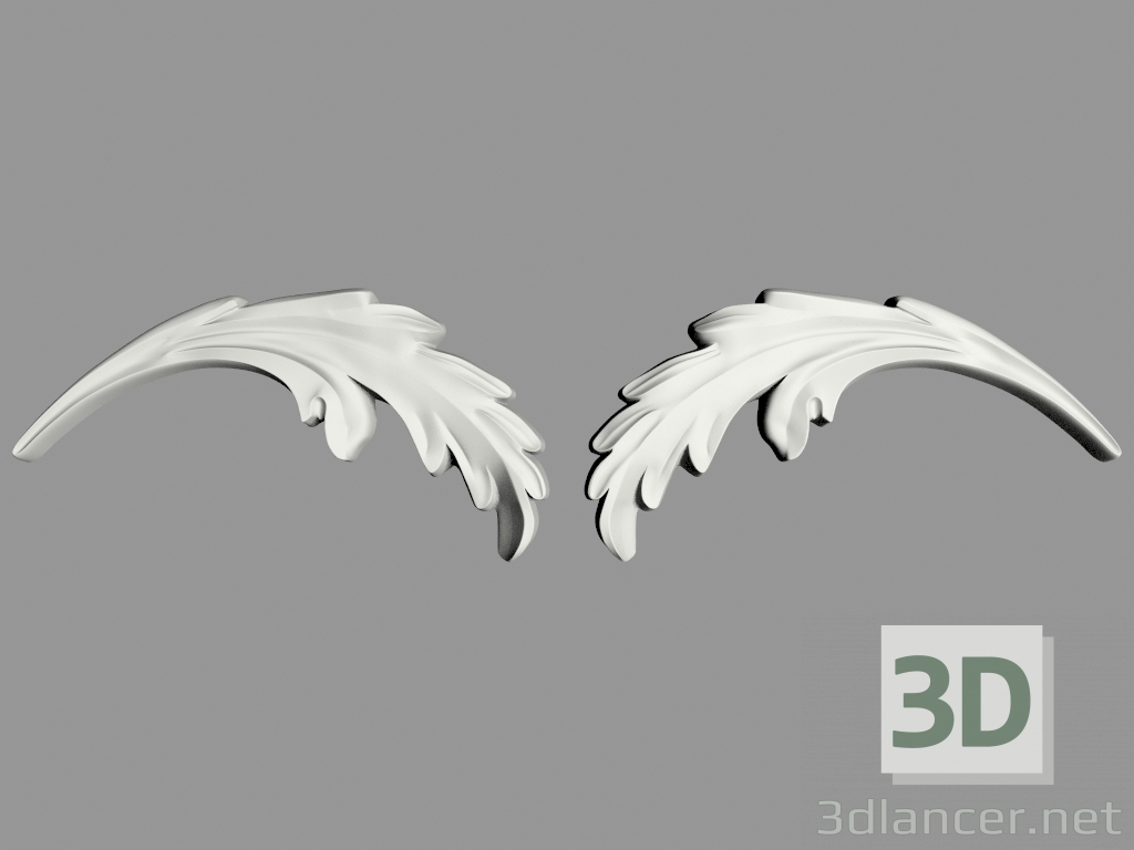 3d model Wall decor (F92) - preview