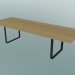 3d model Table 70/70, 295x108cm (Oak, Black) - preview