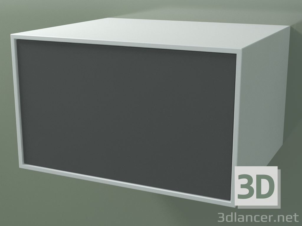 modello 3D Cassetto (8AUВВВ01, Glacier White C01, HPL P05, L 60, P 50, H 36 cm) - anteprima