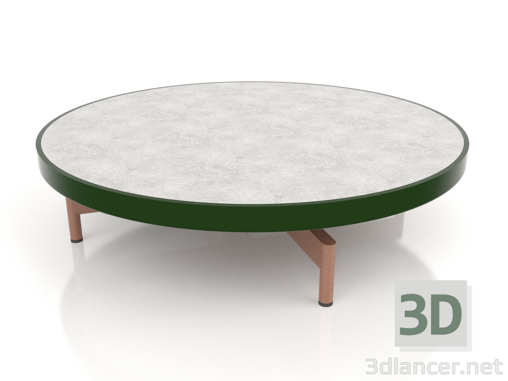 3d model Round coffee table Ø90x22 (Bottle green, DEKTON Kreta) - preview