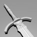 modello 3D di Lungo spada giusto comprare - rendering