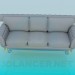 3D Modell Sofa - Vorschau