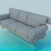 3d model Sofa - preview