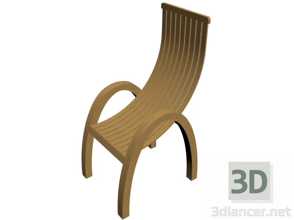 3d model Armchair - preview 3d model Armchair - preview