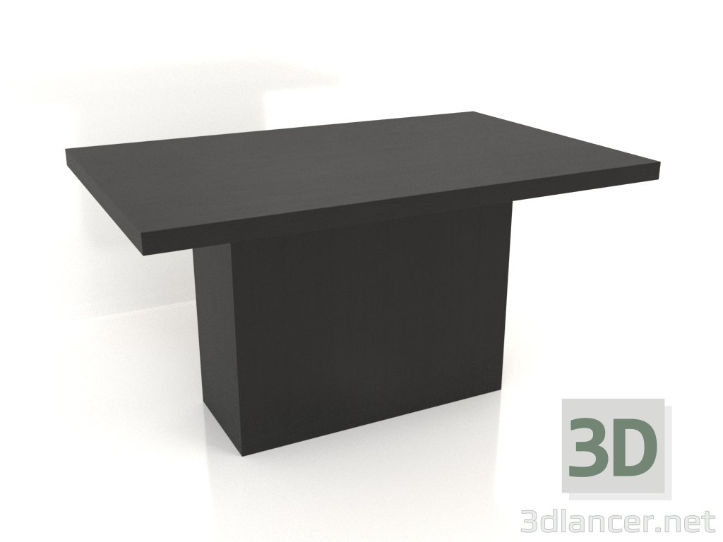 3D Modell Esstisch DT 10 (1400x900x750, Holz schwarz) - Vorschau