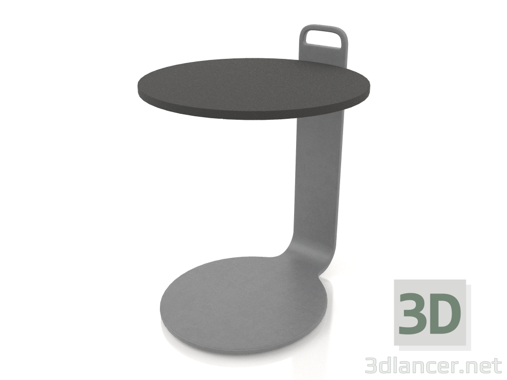 modèle 3D Table basse Ø36 (Anthracite, DEKTON Domoos) - preview