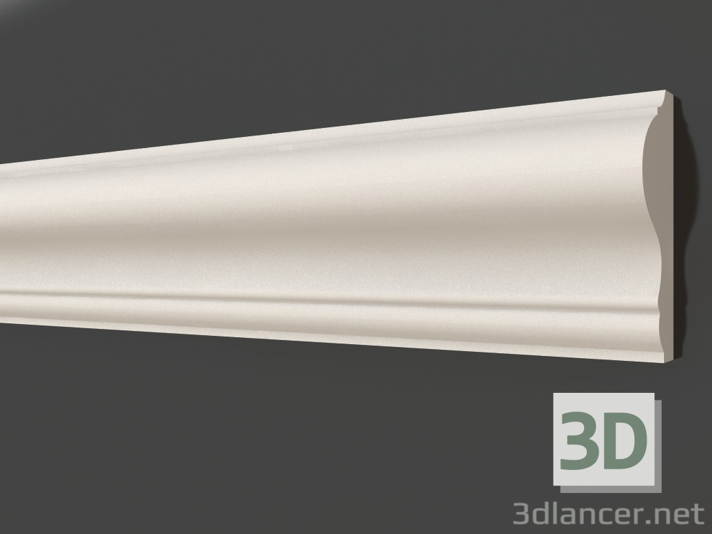 3d model Plaster molding LG 030 2 (60x25) - preview