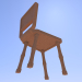 modello 3D Sedia - anteprima
