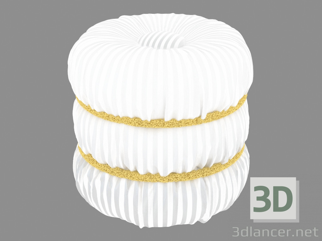 3D modeli Klasik tarzda puf 482 - önizleme