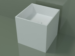 Countertop washbasin (01UN12101, Glacier White C01, L 36, P 36, H 36 cm)