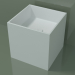 3D modeli Tezgah üstü lavabo (01UN12101, Glacier White C01, L 36, P 36, H 36 cm) - önizleme