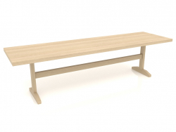 Bench VK 12 (1600x450x420, wood white)