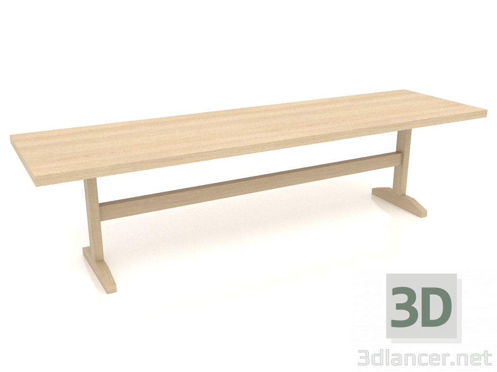 3d model Bench VK 12 (1600x450x420, wood white) - preview