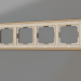 modello 3D Cornice per 4 montanti Palacio Gracia (oro-bianco) - anteprima