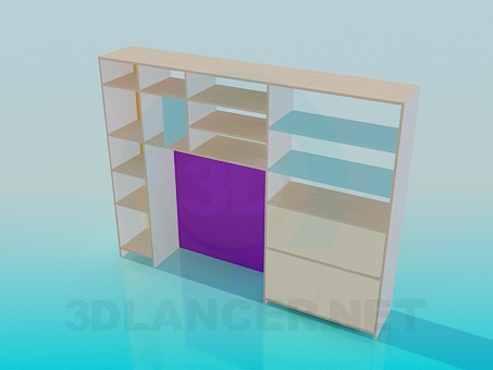 modelo 3D Sistema de los muebles - escuchar modelo 3D Sistema de los muebles - escuchar