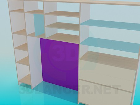 modelo 3D Sistema de los muebles - escuchar modelo 3D Sistema de los muebles - escuchar