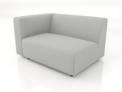 Módulo de sofá 1 lugar (L) 103x90 com apoio de braço esquerdo