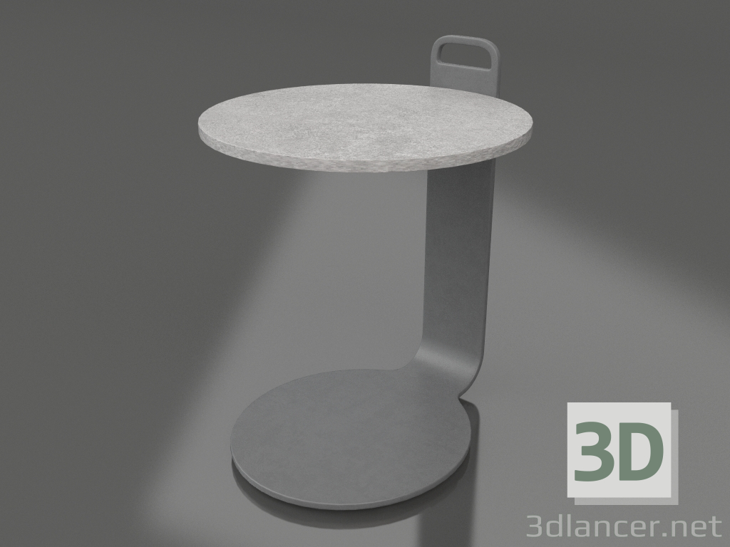 3D modeli Orta sehpa Ø36 (Antrasit, DEKTON Kreta) - önizleme