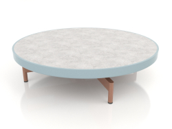 Round coffee table Ø90x22 (Blue grey, DEKTON Kreta)