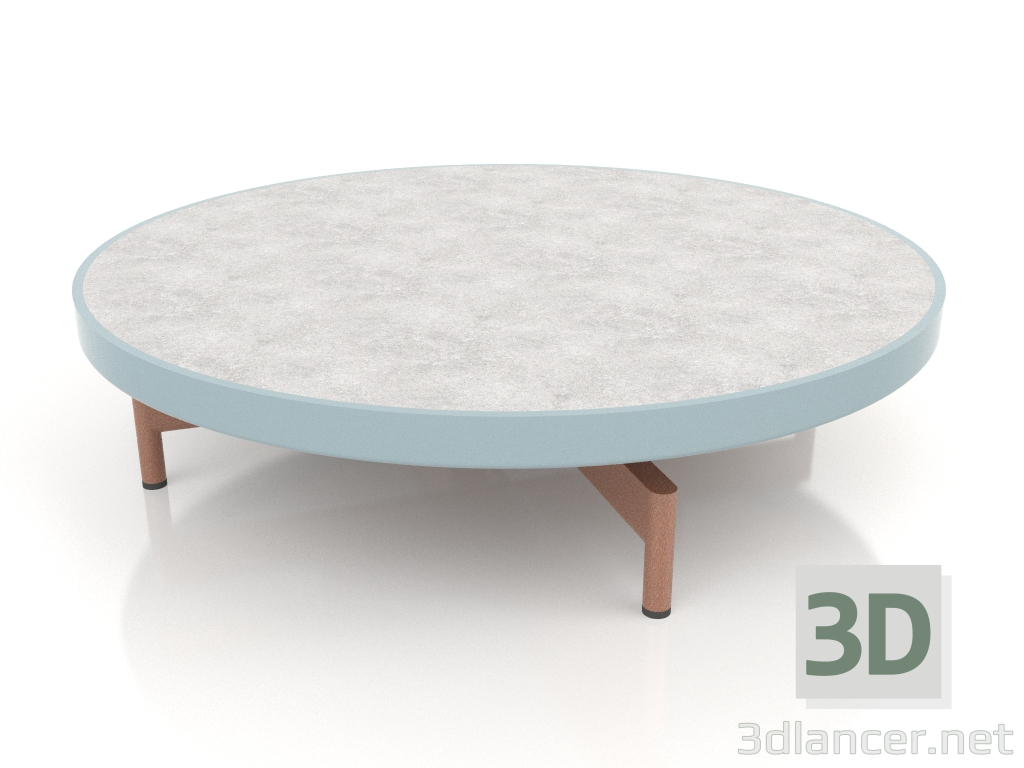 3d model Round coffee table Ø90x22 (Blue grey, DEKTON Kreta) - preview