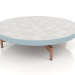 modèle 3D Table basse ronde Ø90x22 (Bleu gris, DEKTON Kreta) - preview