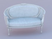 Sofa im klassischen europäischen design