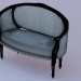 3d Sofa in classic European design model buy - render