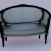 3d Sofa in classic European design model buy - render