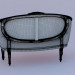 3d Sofa in classic European design model buy - render