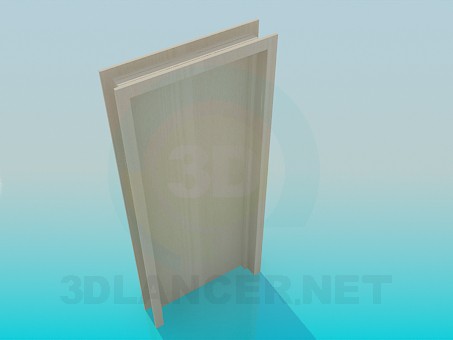 modelo 3D Puerta - escuchar modelo 3D Puerta - escuchar