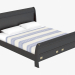 3d модель Ліжко двоспальне в морському стилі – превью