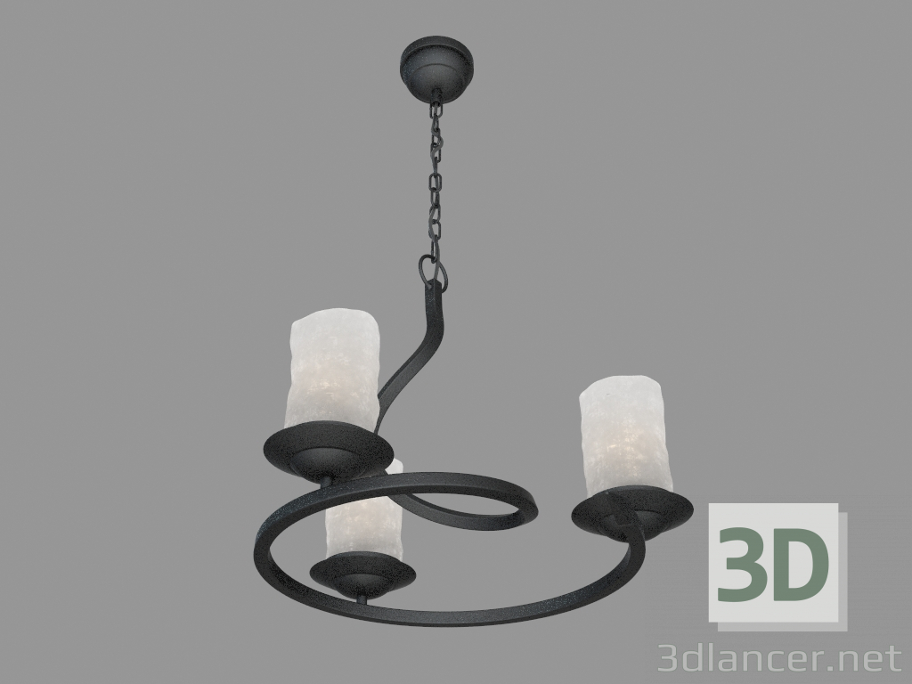 3D Modell Leuchte (Kronleuchter) Brin (2766 3) - Vorschau
