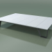 3d model Outdoor coffee table InOut (955, Gray Lacquered Aluminum, White Enameled Lava Stone Slats) - preview