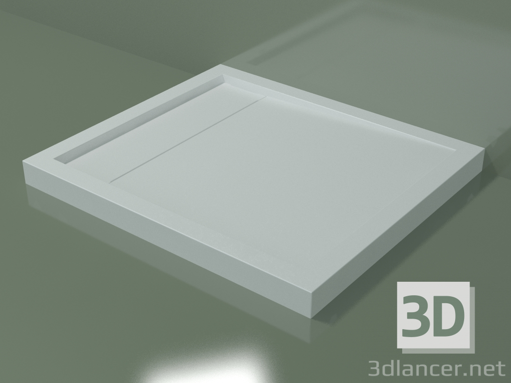 modello 3D Piatto doccia (30R14217, dx, L 80, P 70, H 6 cm) - anteprima