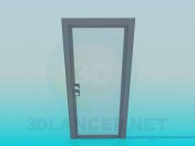 Transparente matt Tür