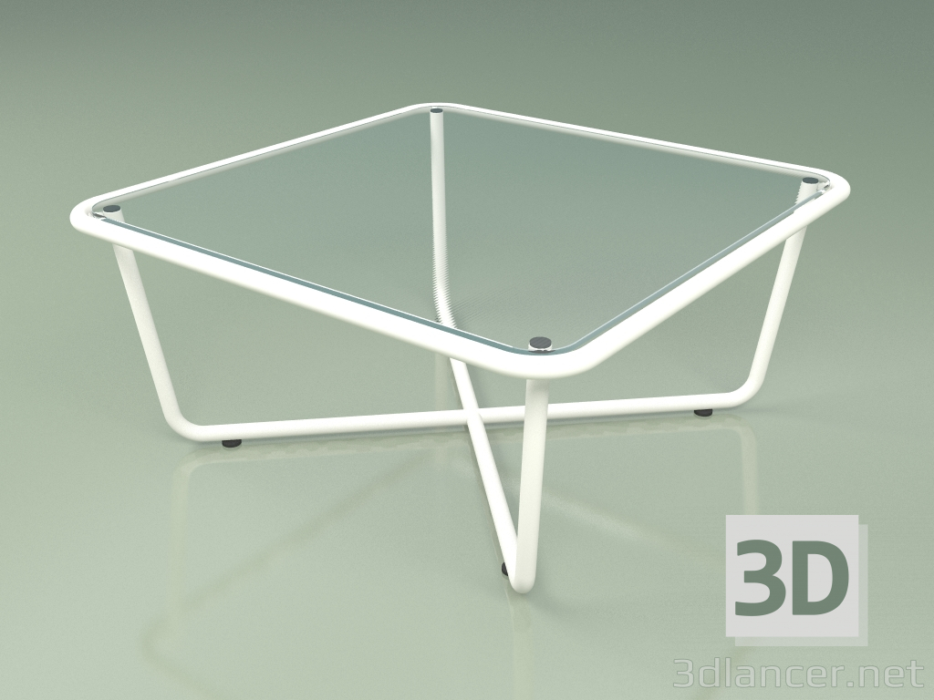 3 डी मॉडल कॉफी टेबल 001 (रिब्ड ग्लास, मेटल मिल्क) - पूर्वावलोकन