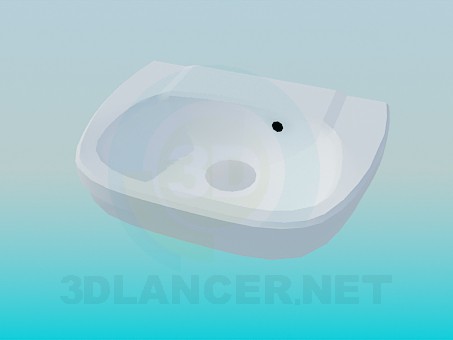 3d model Medium-sized sink - preview 3d model Medium-sized sink - preview