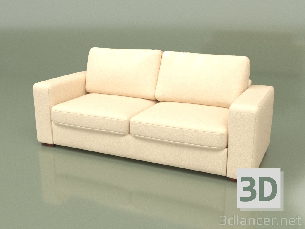 modello 3D Divano triplo Morti (Lounge 1) - anteprima