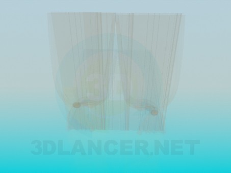 3d model Curtains - preview