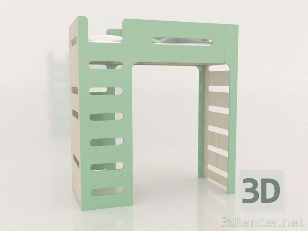 modèle 3D Lit mezzanine MOVE GL (FMMGL0) - preview