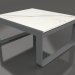 modèle 3D Table club 80 (DEKTON Aura, Anthracite) - preview