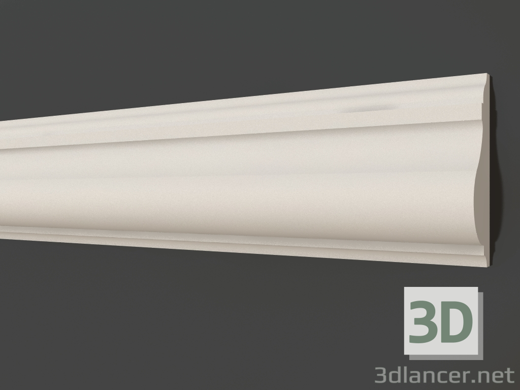 3d model Plaster molding LG 032 (60x21) - preview