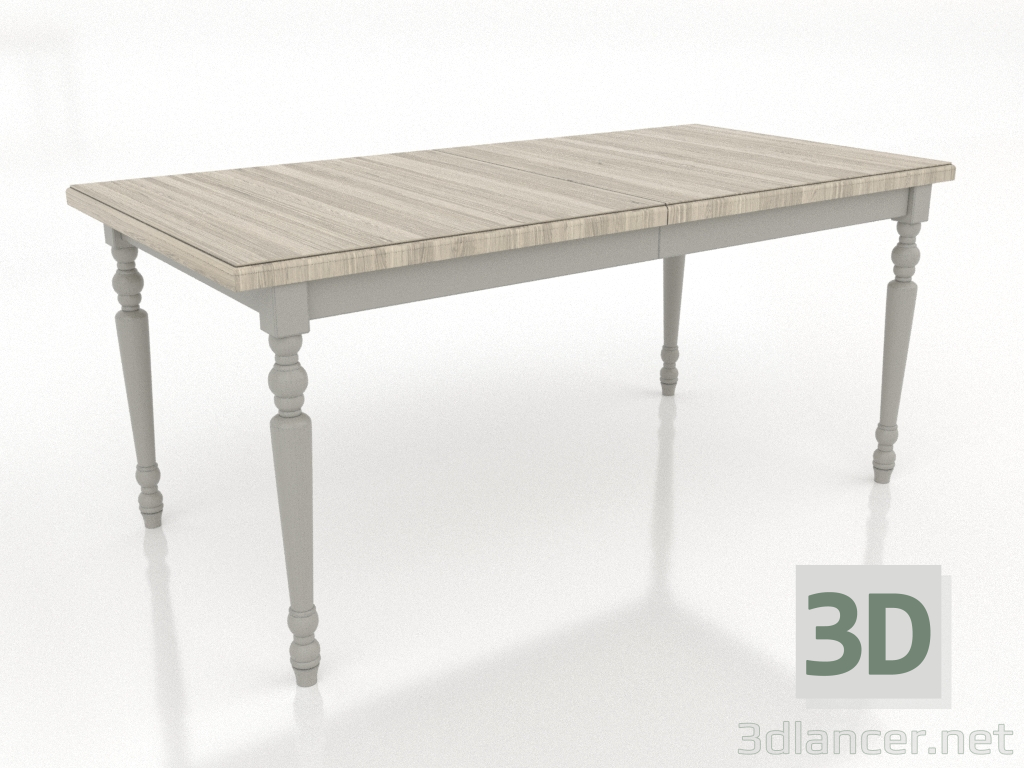 modèle 3D Table à manger 1600x800 mm (pliée, RAL 7044, chêne éclairci) - preview modèle 3D Table à manger 1600x800 mm (pliée, RAL 7044, chêne éclairci) - preview