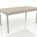 modèle 3D Table à manger 1600x800 mm (pliée, RAL 7044, chêne éclairci) - preview