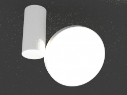 Oberfläche LED-Lampe (DL18811_23W Weiß R Dim)