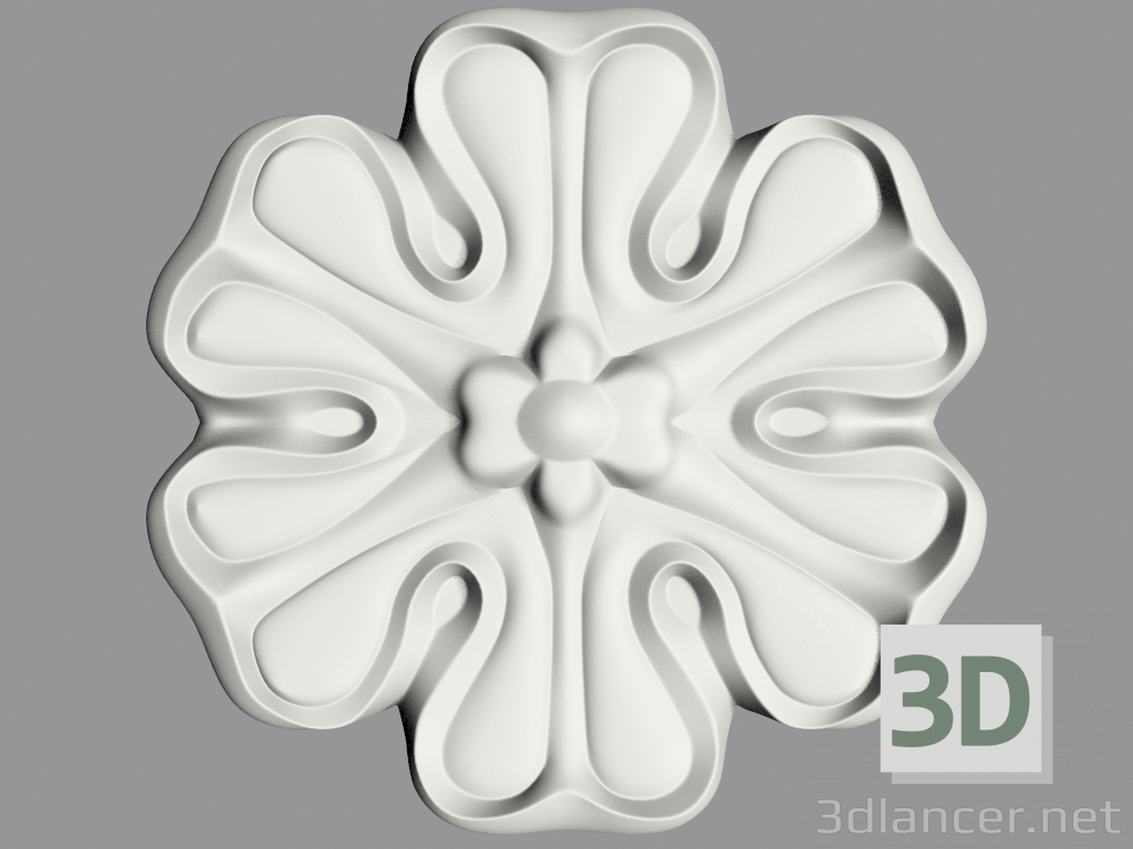 modello 3D Decorazione murale (Ф96) - anteprima