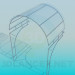 3d model Canopy of glass - preview