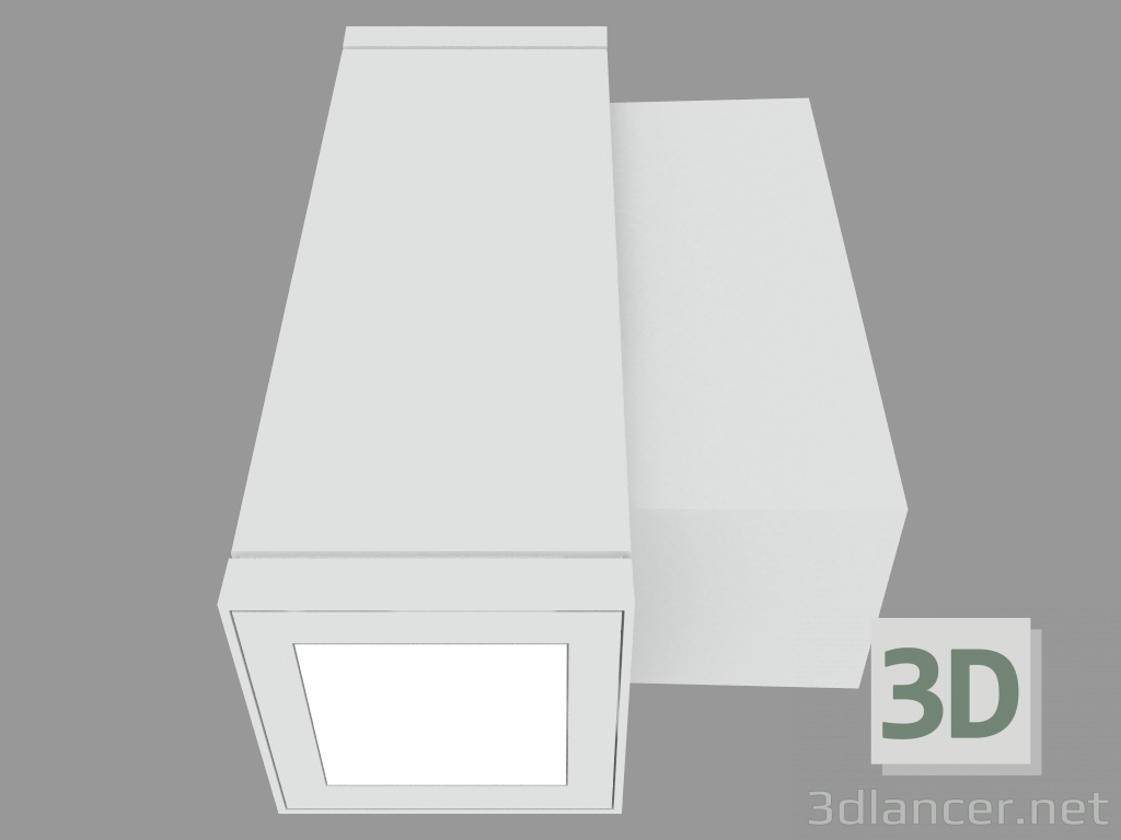 3D Modell Wandleuchte MICROSLOT UP-DOWN (S3813) - Vorschau