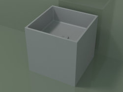 Countertop washbasin (01UN12101, Silver Gray C35, L 36, P 36, H 36 cm)